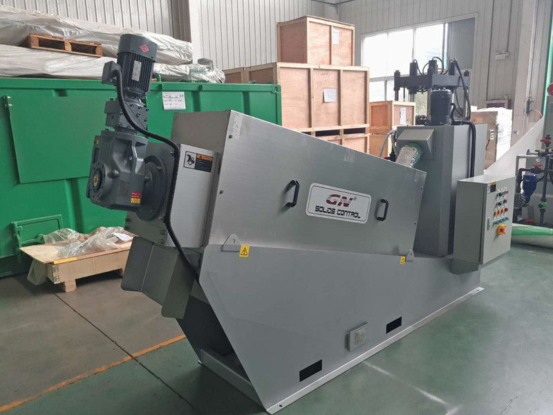 2020.09.10 screw press dewatering machine